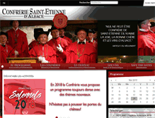 Tablet Screenshot of confrerie-st-etienne.com